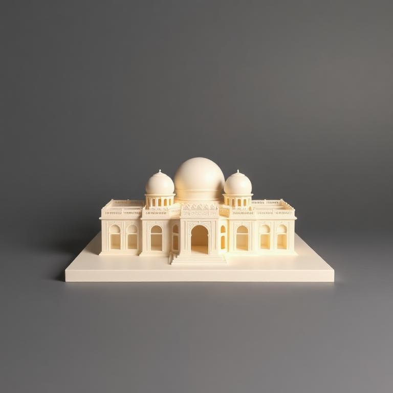 Example PLA 3D-printed part: Architectural model